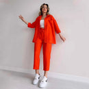 Conjunto Elisa Calça + Camisa Manga Longa / Perfeito para Qualquer Momento