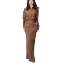 Conjunto Antonella Vestido + Camisa Manga Longa / Perfeito para Qualquer Momento