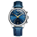Relógio Masculino WKLuxury Pulseira Couro à Prova d'água / Para Homens Elegantes e Exclusivos