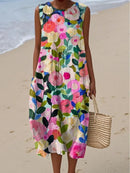 Vestido Floral Luzia Vintage | Elegância para todas as ocasiões