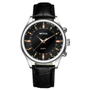 Relógio Masculino WKLuxury Pulseira Couro à Prova d'água / Para Homens Elegantes e Exclusivos