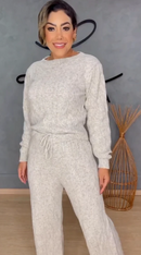 Conjunto Santinni em Tricot | Blusa + Calça [PROMOÇÃO OUTONO INVERNO]