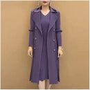 Conjunto Brunele Vestido e Casaco Longo- Elegância e Leveza para o Inverno (Últimas Unidades)