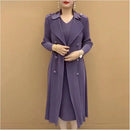 Conjunto Brunele Vestido e Casaco Longo- Elegância e Leveza para o Inverno (Últimas Unidades)